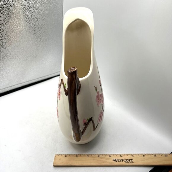 Vintage Large Metlox Poppytrail Peach Blossom Water Pitcher 64 oz | HTF Mid Cent - Picture 11 of 14